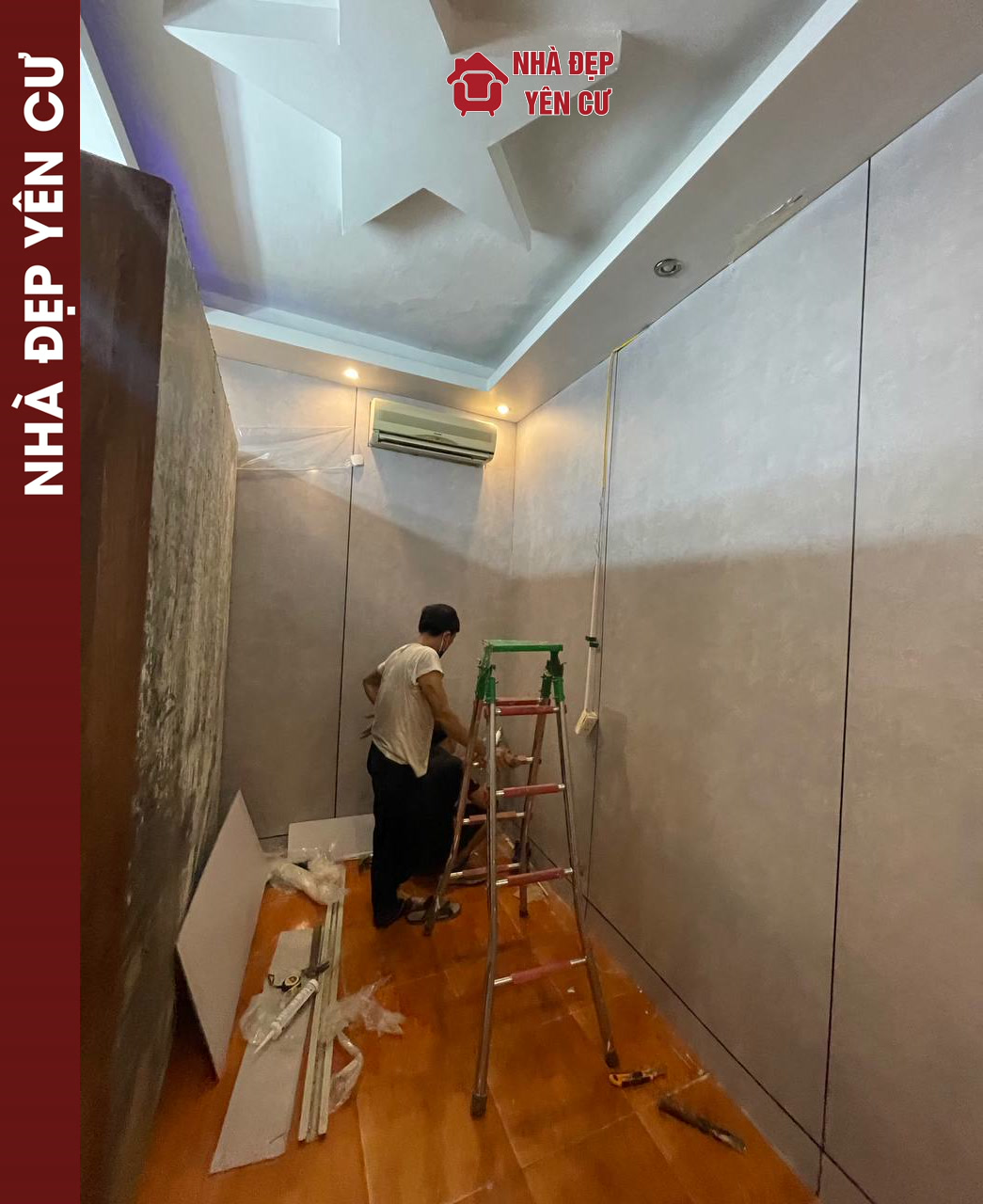 Ốp tấm than tre tại Thanh Trì