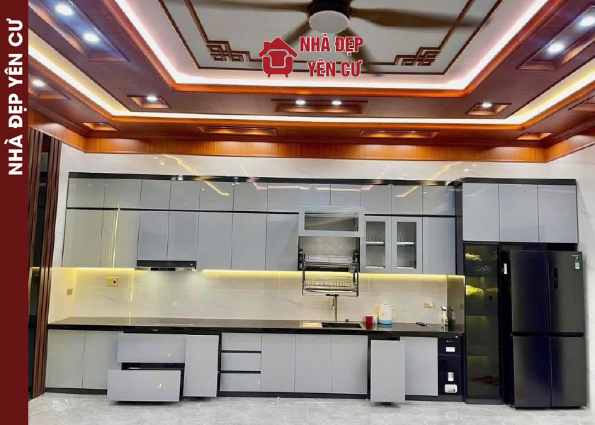 Thi công tủ bếp nhựa cao cấp Ecoplast tại Long Biên