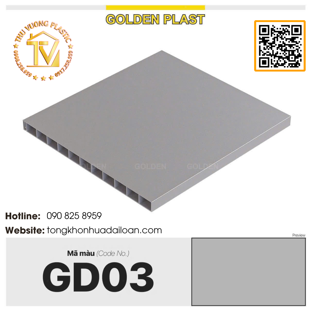 Tấm nhựa phổ thông Golden Plast GD 03