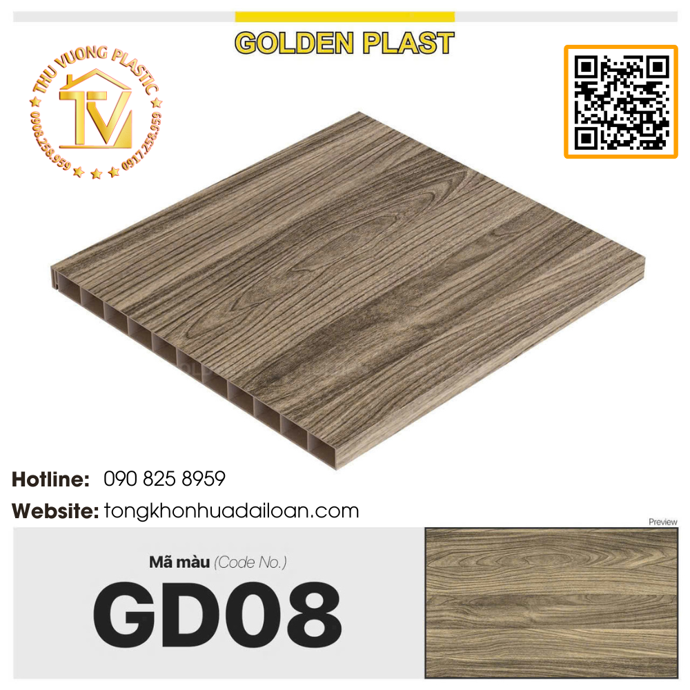 Tấm nhựa phổ thông Golden Plast GD 08