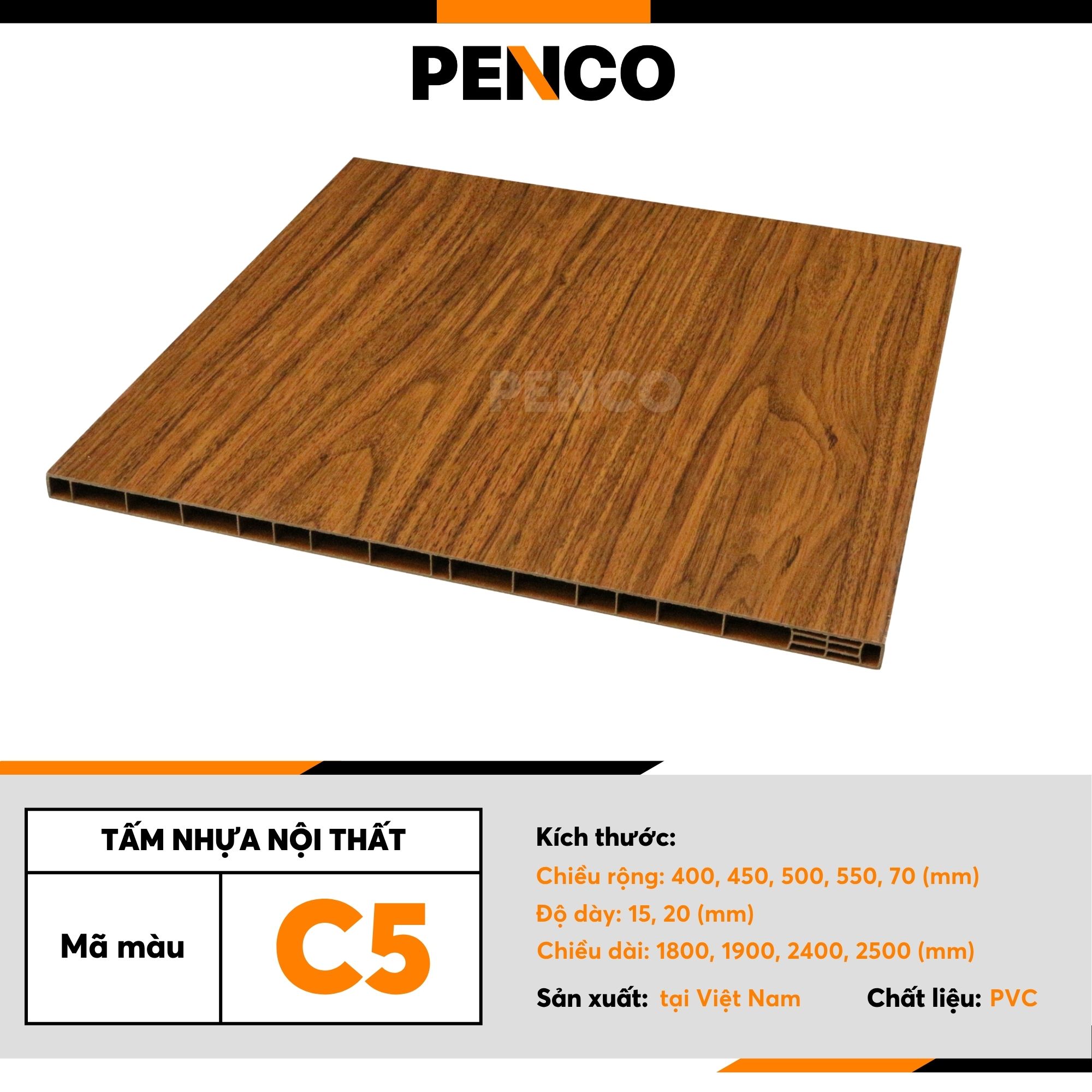 Tấm Nhựa Nội Thất Penco Tấm Tủ Nhựa Màu C5
