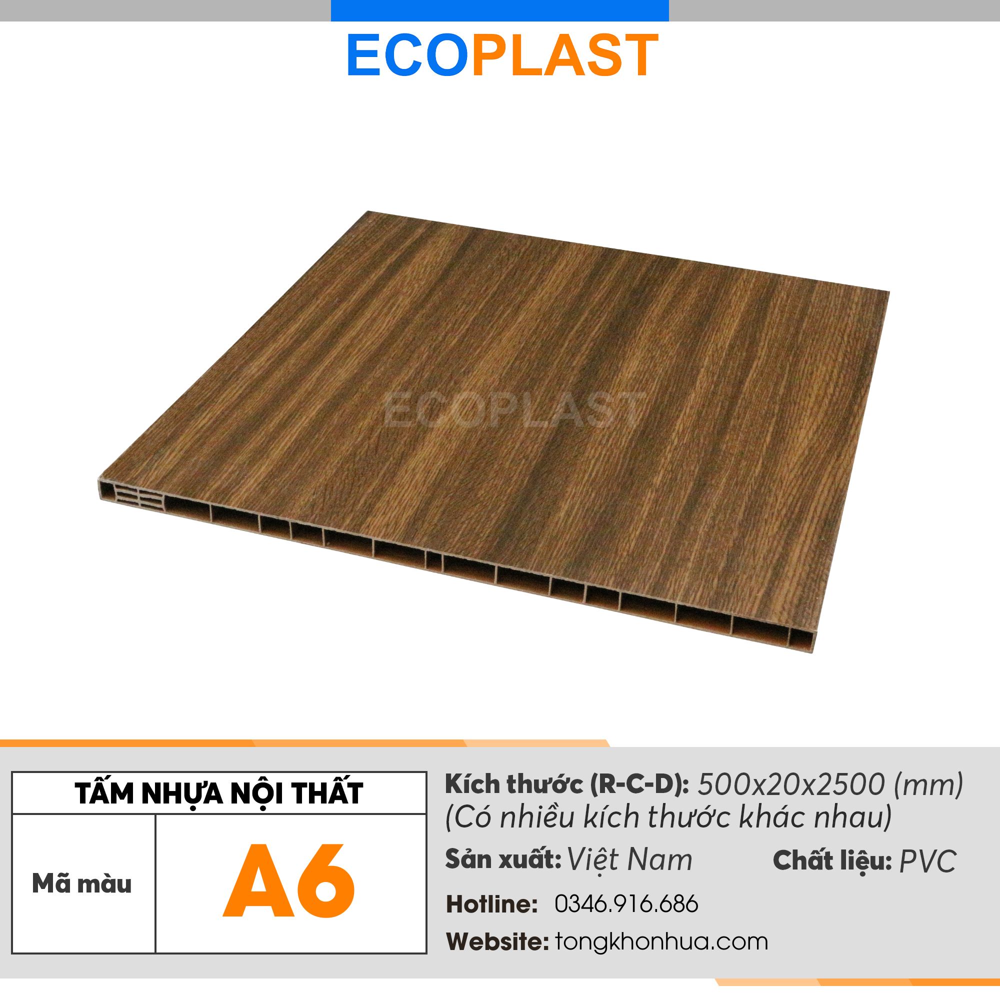 Tấm nội thất ECOPLAST - A6