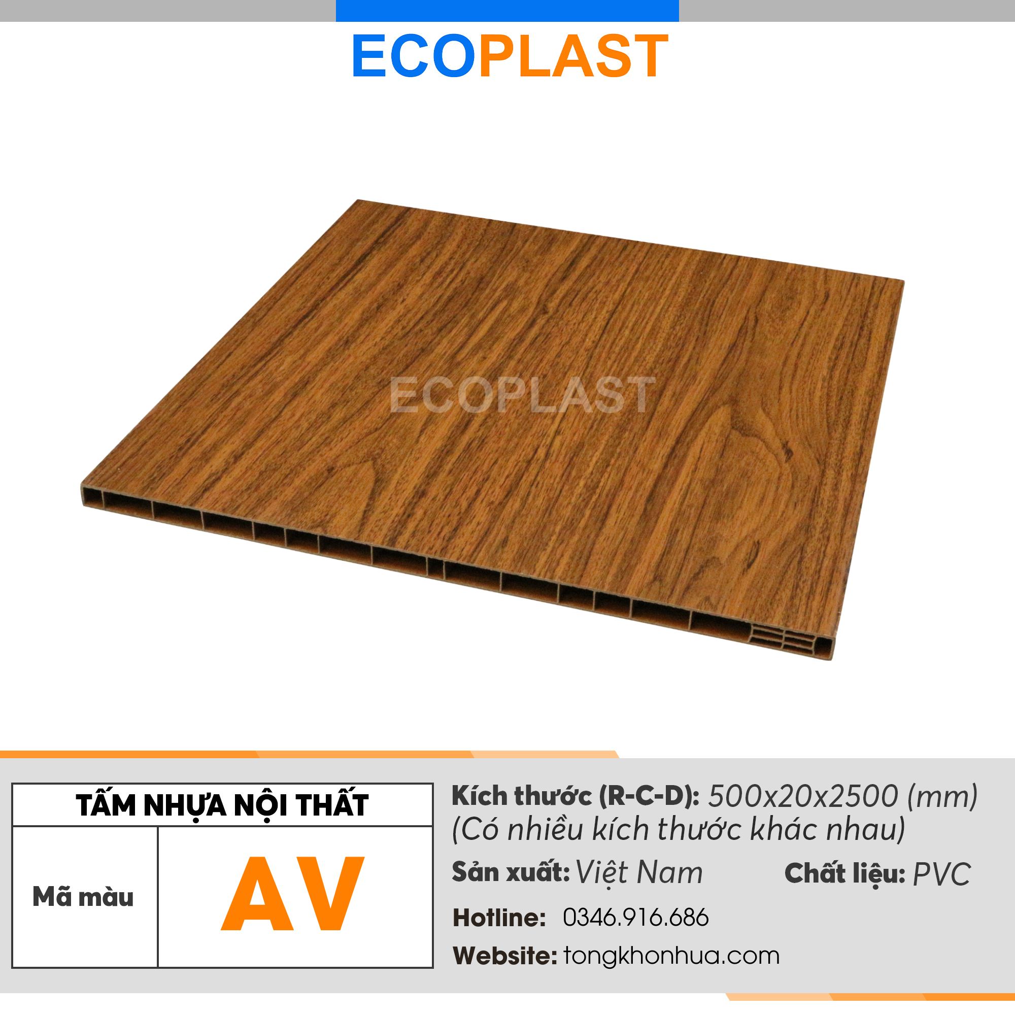 Tấm nội thất ECOPLAST - AV