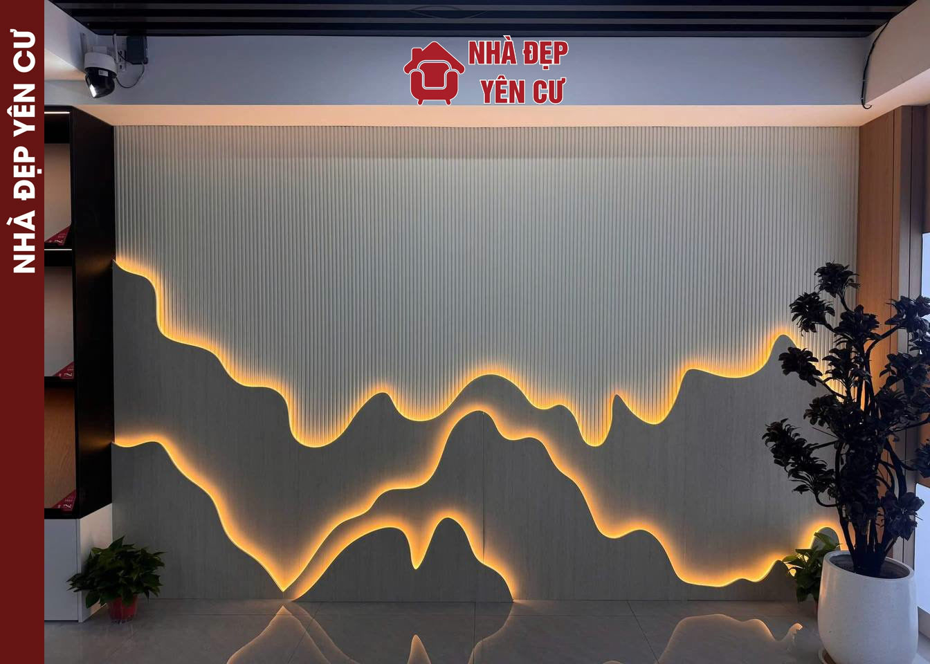 Thi công tấm ốp than tre tại Long Biên