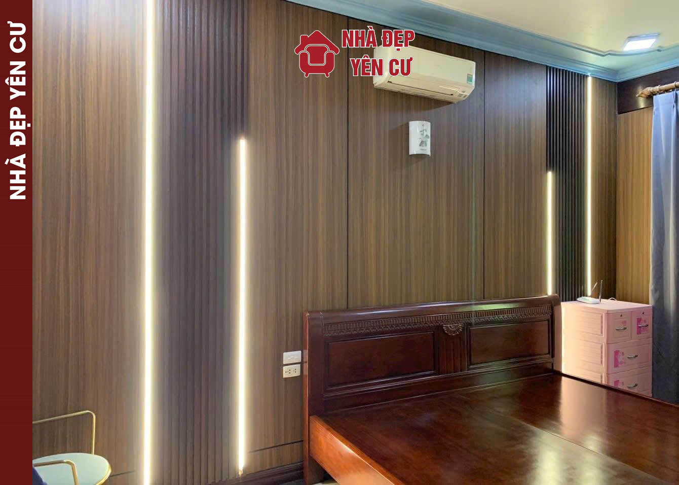 Thi công tấm ốp đa năng sợi than tre tại Hà Nội