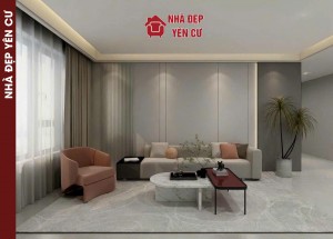 Bàn giao công trình tấm ốp than Tre cho chị Mai tại Gia Lâm