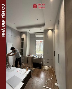Nội thất than tre phòng ngủ trẻ trung hiện đại tại Tây Hồ Hà Nội