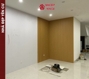Ốp tường Lam Sóng tại Nghĩa Đô Hà Nội