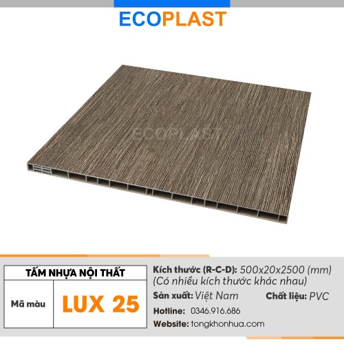 Tấm nội thất ECOPLAST LUXURY - LUX 25