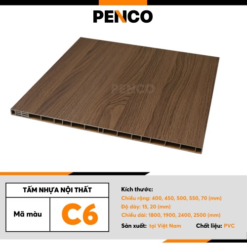 Tấm Nhựa Nội Thất Penco Tấm Tủ Nhựa Màu C6