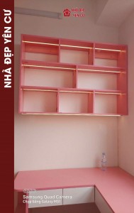Thi công đèn led kết hợp nội thất nhựa tại Long Biên