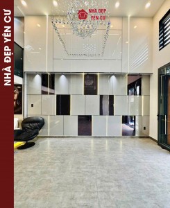 Thi công ốp tấm đa năng sợi than tre Casary tại Phúc Đồng quận Long Biên