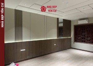 Thi công tấm ốp đa năng sợi than tre tại Hà Nội
