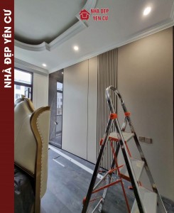 Thi công tấm ốp đa năng sợi than tre tại Hà Nội