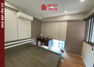 Thi công tấm ốp than tre chung cư Valencia phường Việt Hưng Hà Nội