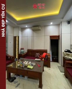 Thi công tấm ốp than tre màu vân vải tại Bắc Giang