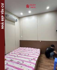 Thi công tấm ốp than tre tại Cầu Giấy Hà Nội