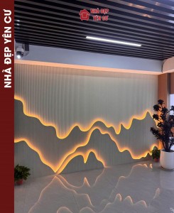 Thi công tấm ốp than tre tại Long Biên