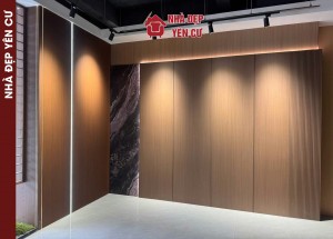 Thi công tấm ốp than tre tại Long Biên