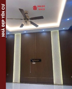 Thi công tấm ốp than tre tại Long Biên