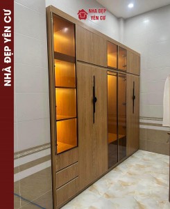 Thi công tủ nhựa Ecoplast cho bác Loan Hà Nội