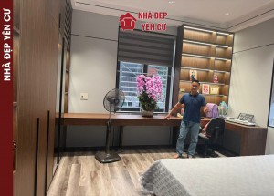 Thi công tủ nhựa kết hợp tấm ốp đa năng sợi than tre Casary tại Từ Sơn Bắc Ninh