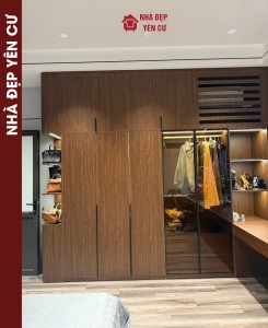 Thi công tủ nhựa kết hợp tấm ốp đa năng sợi than tre Casary tại Từ Sơn Bắc Ninh