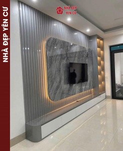 Thi công vách tv tại Hà Nội