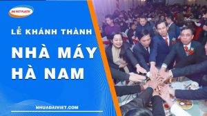Khoanh khach an tuong le khanh thanh nha may nhua dai viet tai ha nam