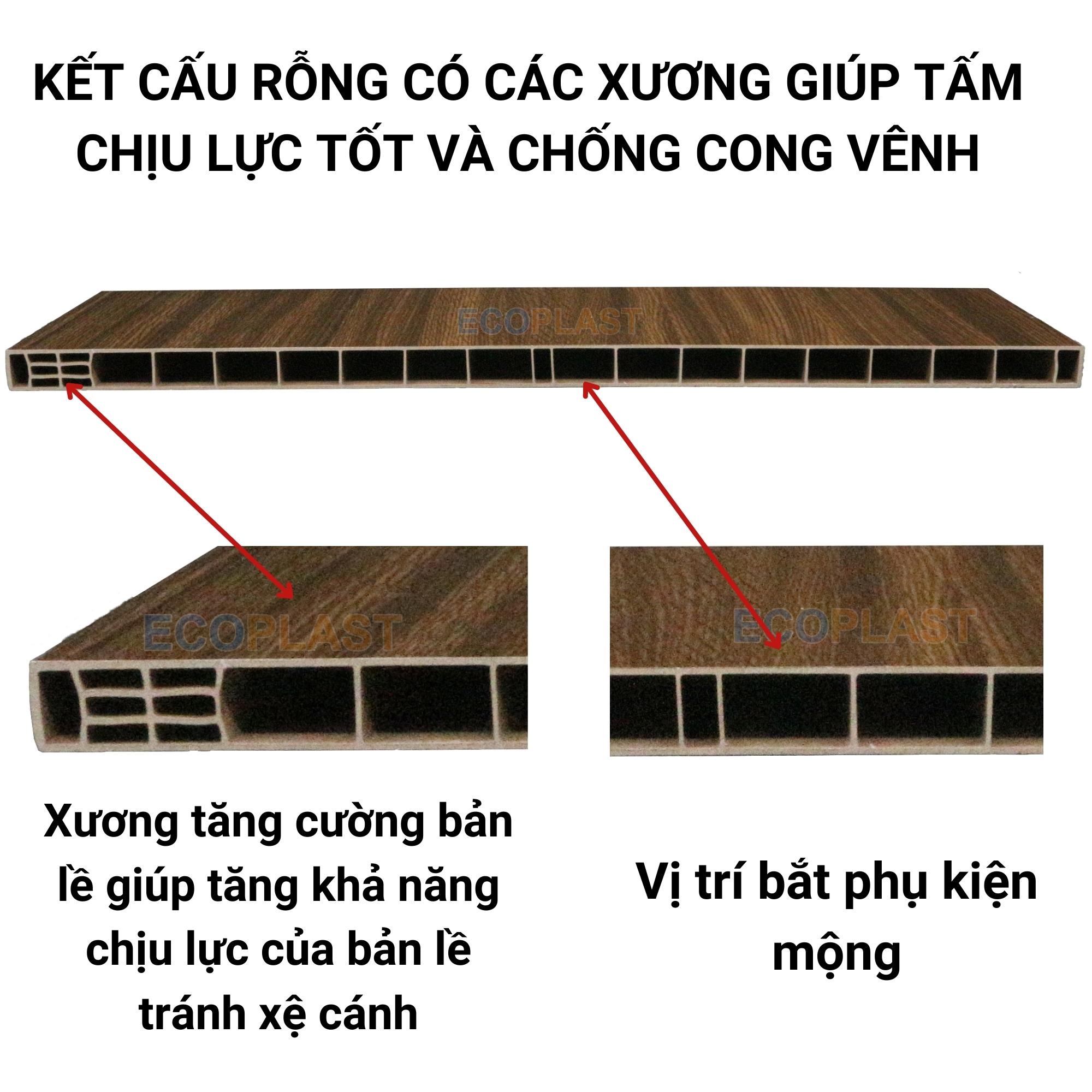 Tấm nội thất ECOPLAST - S8 3 Khung xuong tam nhua noi that Ecoplast