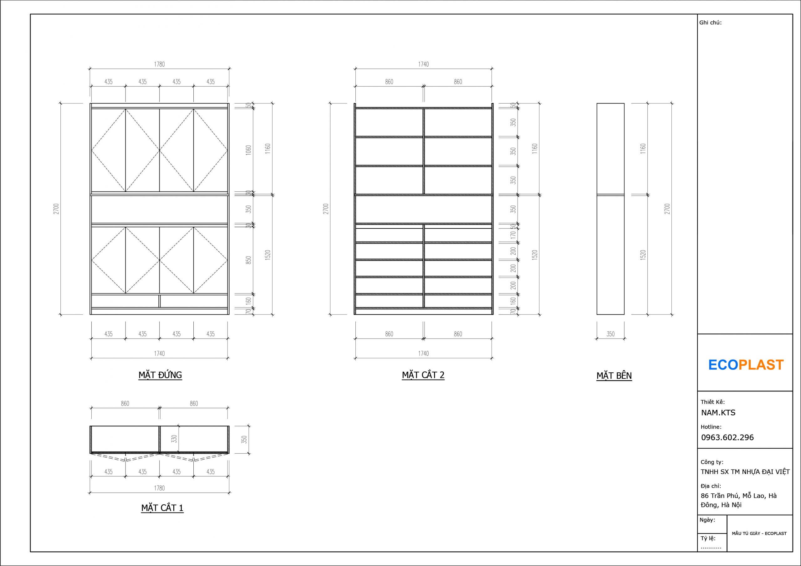 Mẫu Tủ Giày Ecoplast MS2022 01 scaled