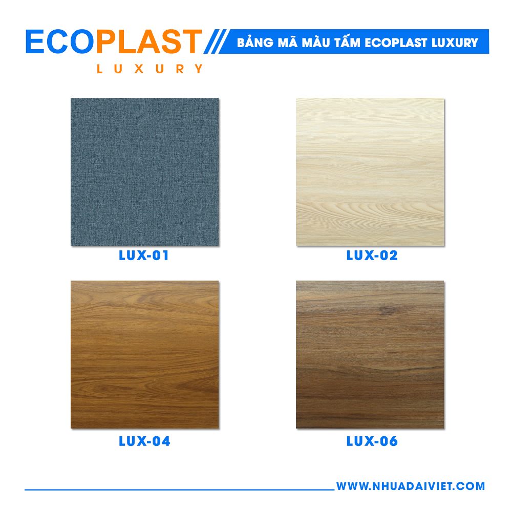 bang ma mau tam nhua noi that ecoplast luxury