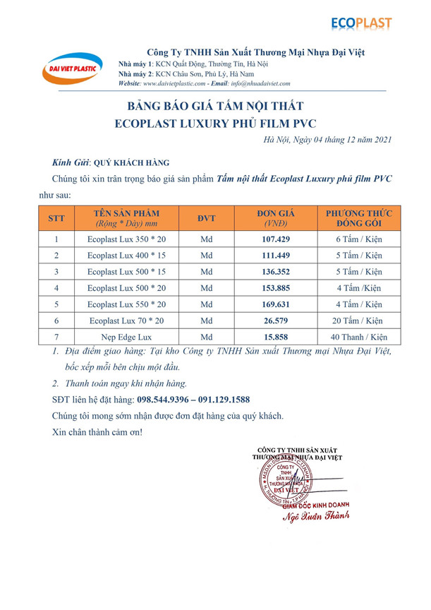 tam noi that ecoplast luxury phu film pvc