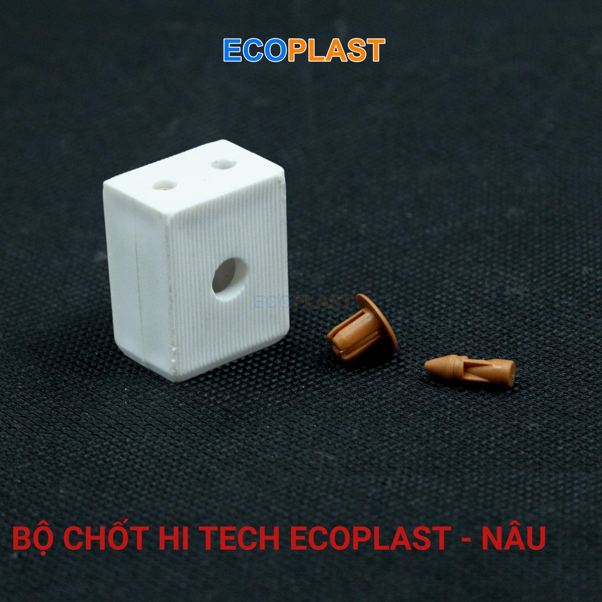Bộ Chốt Hi-Tech Ecoplast -Nâu 5 anh minh bo chot hi tech ecoplast nau phu kien noi that ecoplast