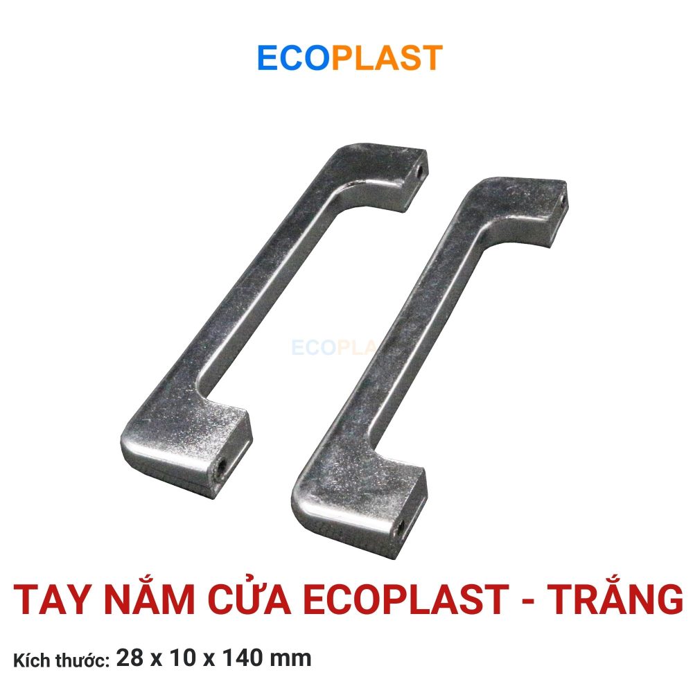 Tay Nắm Cửa Ecoplast - Trắng 2 tay nam cua trang phu kien noi that Ecoplast 3