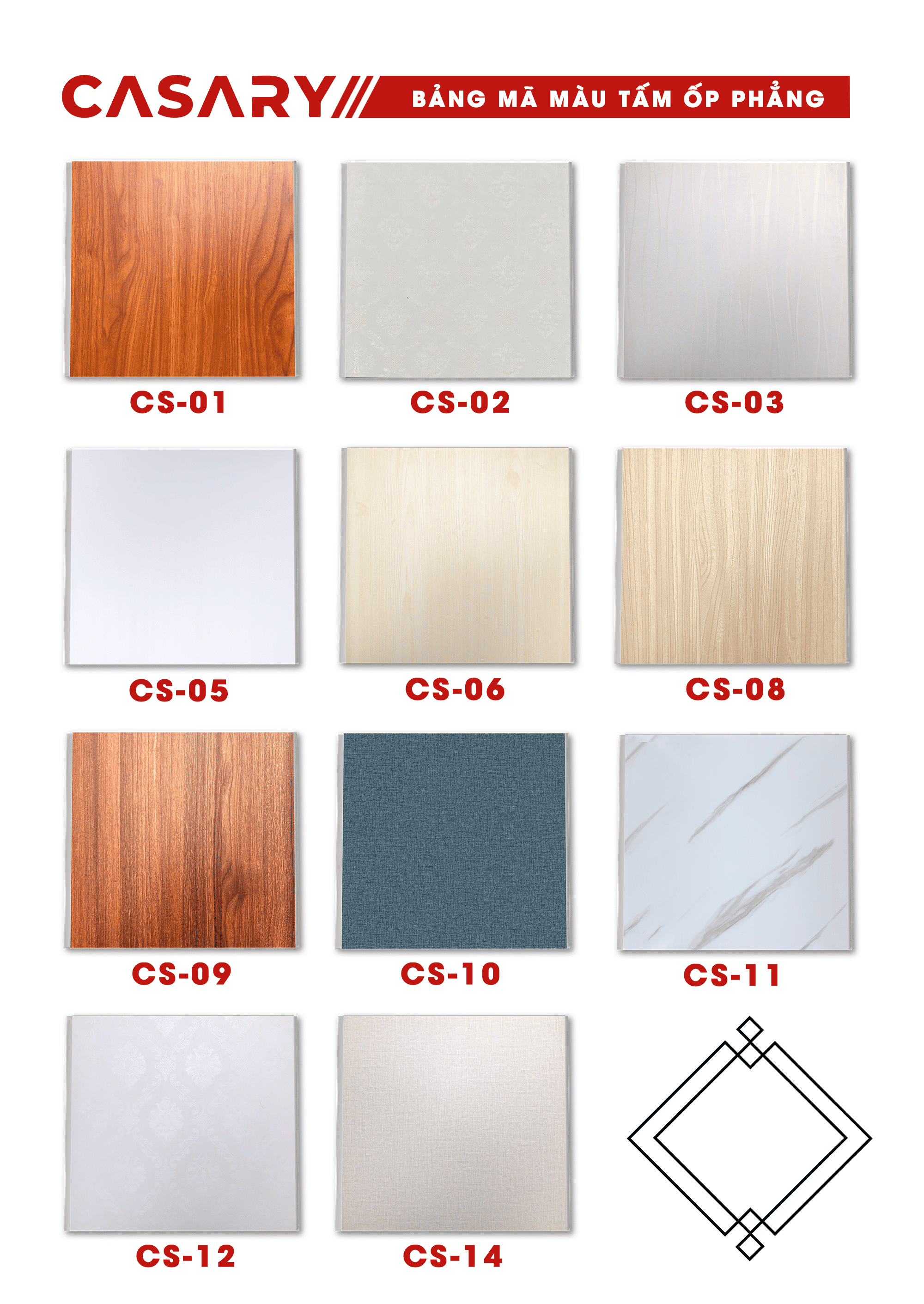 Tấm Ốp Nano CASARY - CS01 4 Ma mau tam op phang nhua hem thong minh casary 02