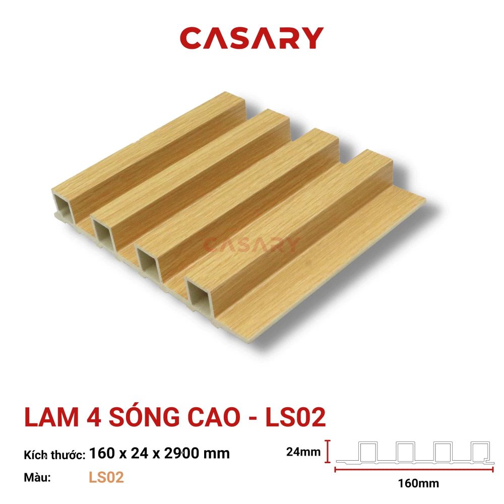 Tấm Ốp Lam 4 Sóng Cao Casary - LS02