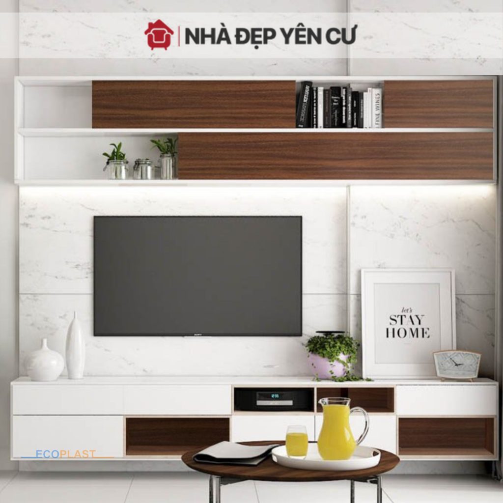 Kệ Tivi Nhựa Ecoplast - TI01 1 ke tivi nhua ecoplast TI01