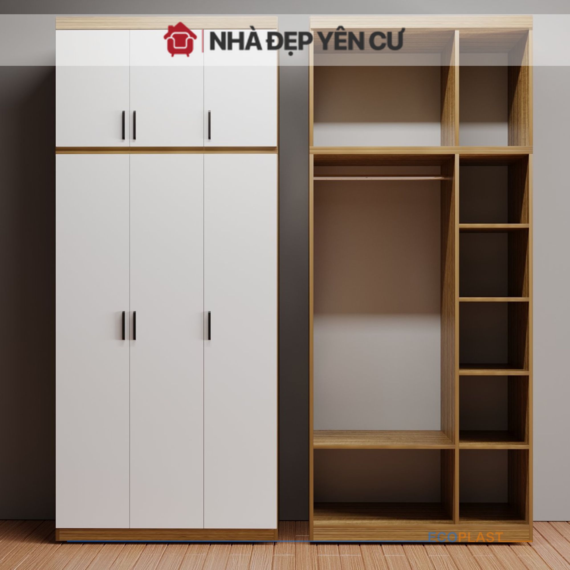 tu-quan-ao-ecoplast-T004 tu quan ao ecoplast T004