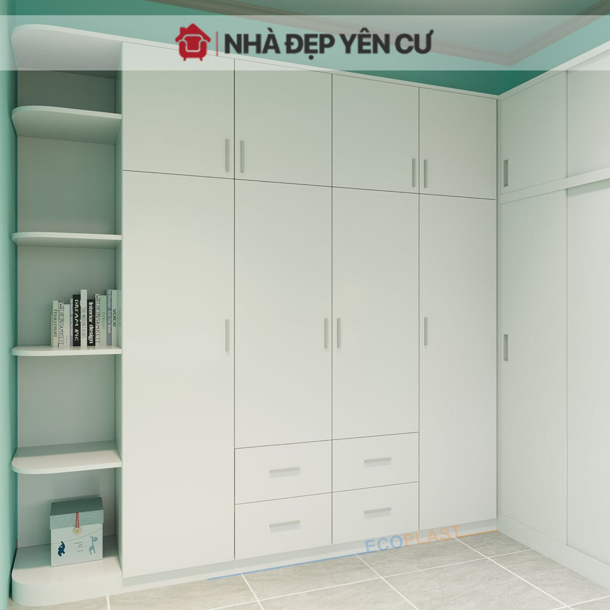 tu-quan-ao-ecoplast-T016 tu quan ao ecoplast T016