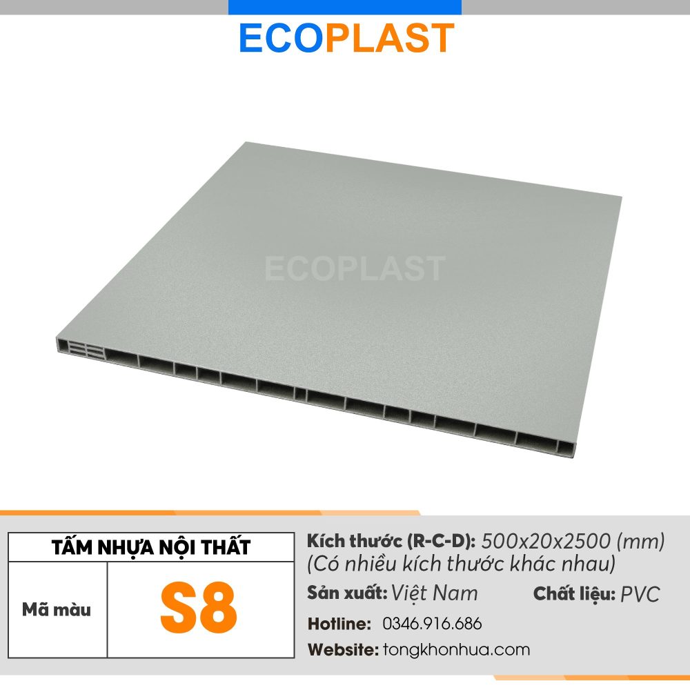 Tấm nội thất ECOPLAST - S8