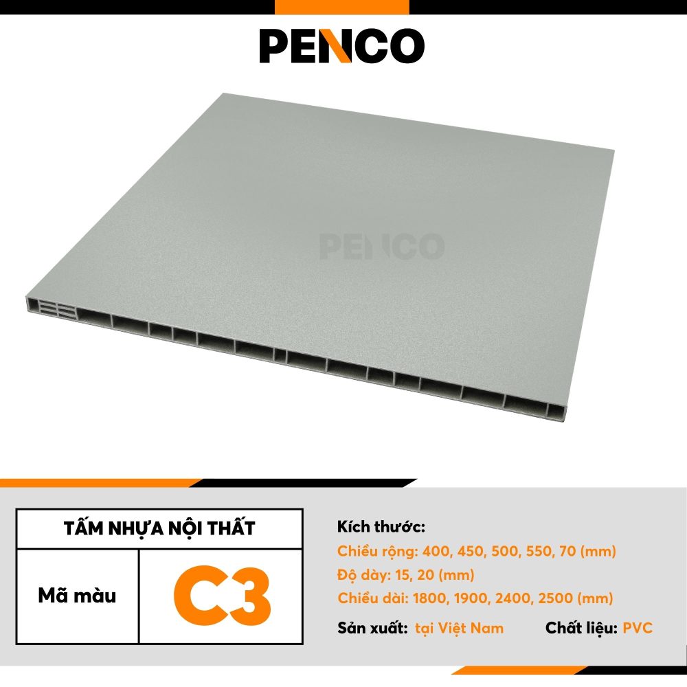 Tấm Nhựa Penco | Tấm Tủ Nhựa | Tấm Tủ C3